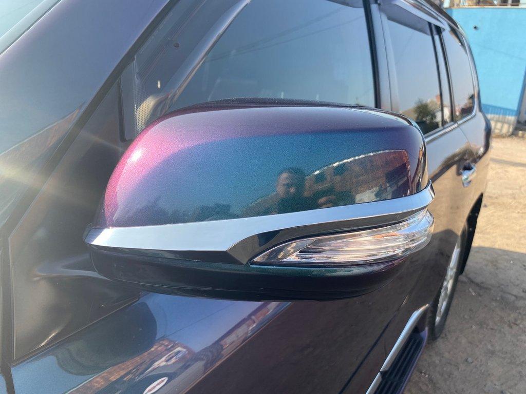 Полоски на зеркала (2 шт, хром) для Lexus GX460