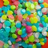 Leuchtsteine Leuchten im Dunkeln Kieselsteine Steine Fluoreszierende Steine für Aquarium Aquarien Wasserlandschaft Heimdeko 1cm