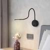 Modern Minimalist LED Gooseneck Reading Wall Lamp