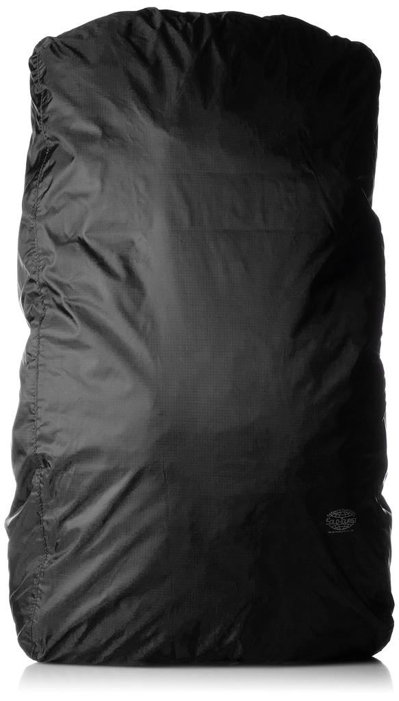 Solo Tourist Backpack Rain Teflon Sealing Compact Easy Attachment with Elastic Black Cover, Cover, Coated, Tape, Storage, Band,