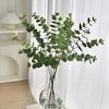 Artificial Eucalyptus Flowers 3-Branch Faux Greenery for Wedding Decor And Home Vase Arrangements Realistic 3D Printed Leaves Evergreen All Season