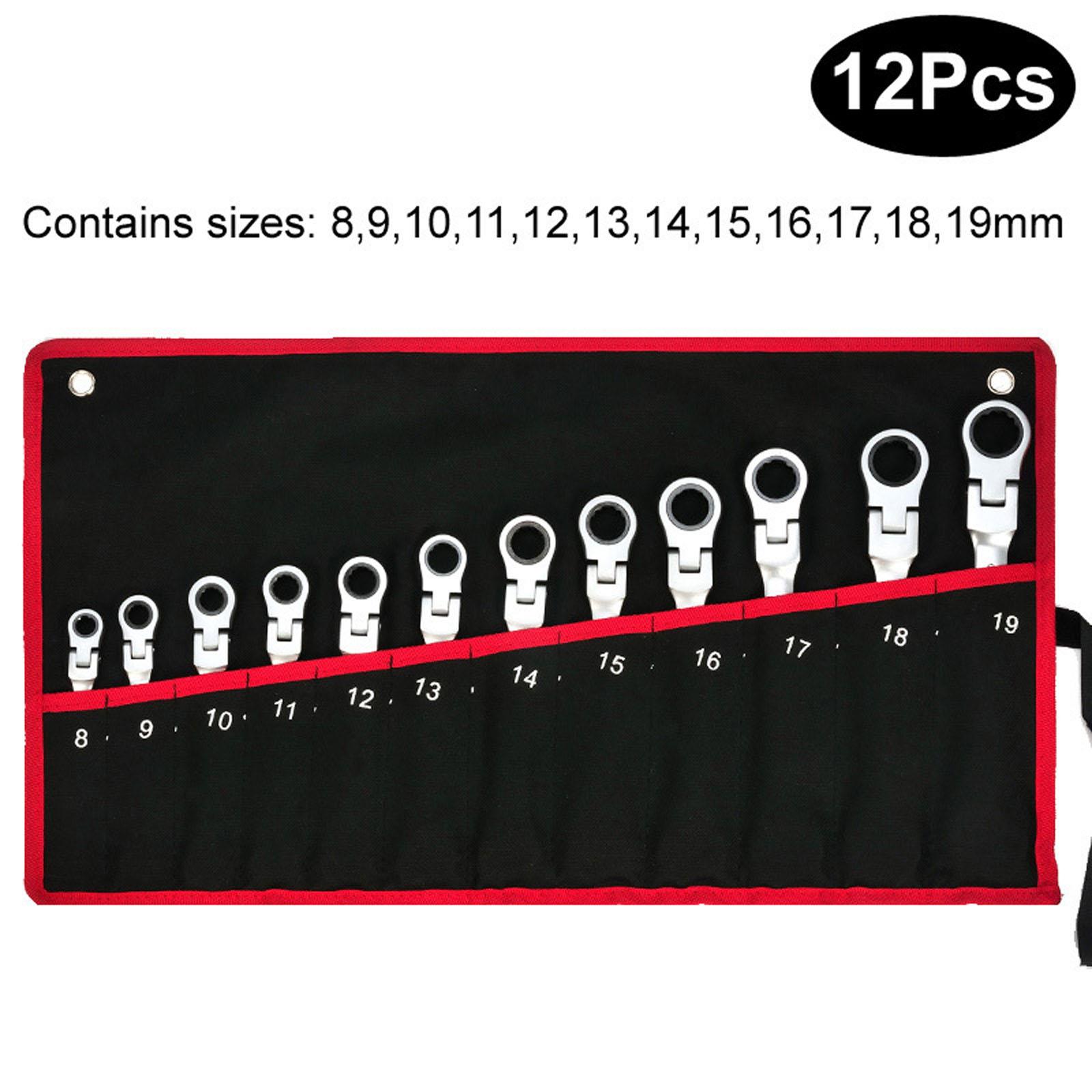 

Набір тріскачок з торцевими ключами, набір ручних інструментів для дому, автомобіля та механічних робіт One Size