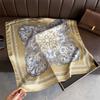 Women S Korean Style Printed Classic Square Scarf For Sun Protection