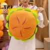 Novelty Food Backpack Hamburger with Adjustable Straps Realistic 3D Design Trendy Large Capacity Spacious Compartments Cheeseburger Storage Pouch