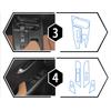 Pre Cutting TPU Film Transparent for LEXUS UX 250h 300 2026 2026 2026 2026 Interior Gear Panel GPS Center Console PPF Protection