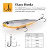 TSURINOYA 70mm 8.4g Topwater Pencil Fishing Lure FLICKER 70F Loud Chugs Z Dog Pencil Hard Bait Lake River Stream Area Fake Bait