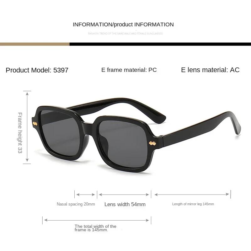 New Retro Classics Square Sunglasses For Women Men Fashion Luxury Brand Vintage Sun Glasses Modern Female Male Shades UV400