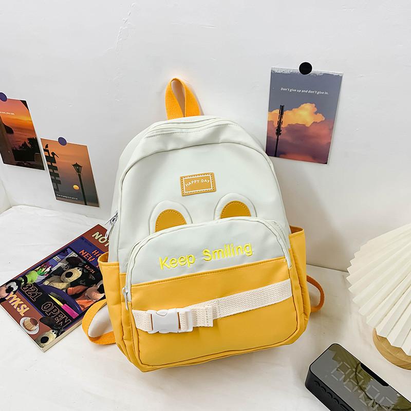 Stylish And Spacious Kindergarten Backpack For Kids Aged 3 To 6 Years With Durable Canvas Material