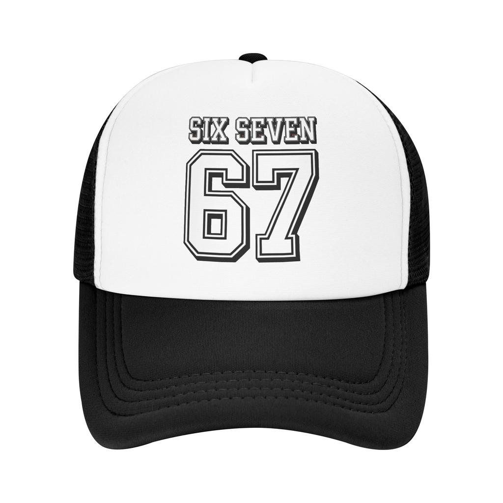 Custom Fashion Six Seven Baseball Cap Unisex Women Adjustable Unisex Rugby Ball Dad Hat Hip Hop