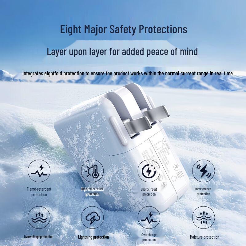 llano 70W GaN PD USB-C Charger for MacBook Pro/Air & Phones