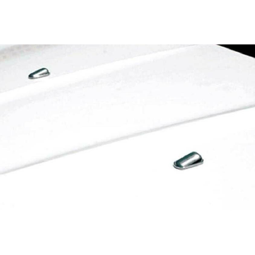 2PCS Fit For Ford Escape Kuga 2013-2019 Chrome Rain Wiper Water Spout Cover Trim