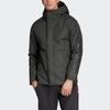 Adidas Outdoor Casual Jacket With Thermal Lining Men Jackets Gray Green DZ1429