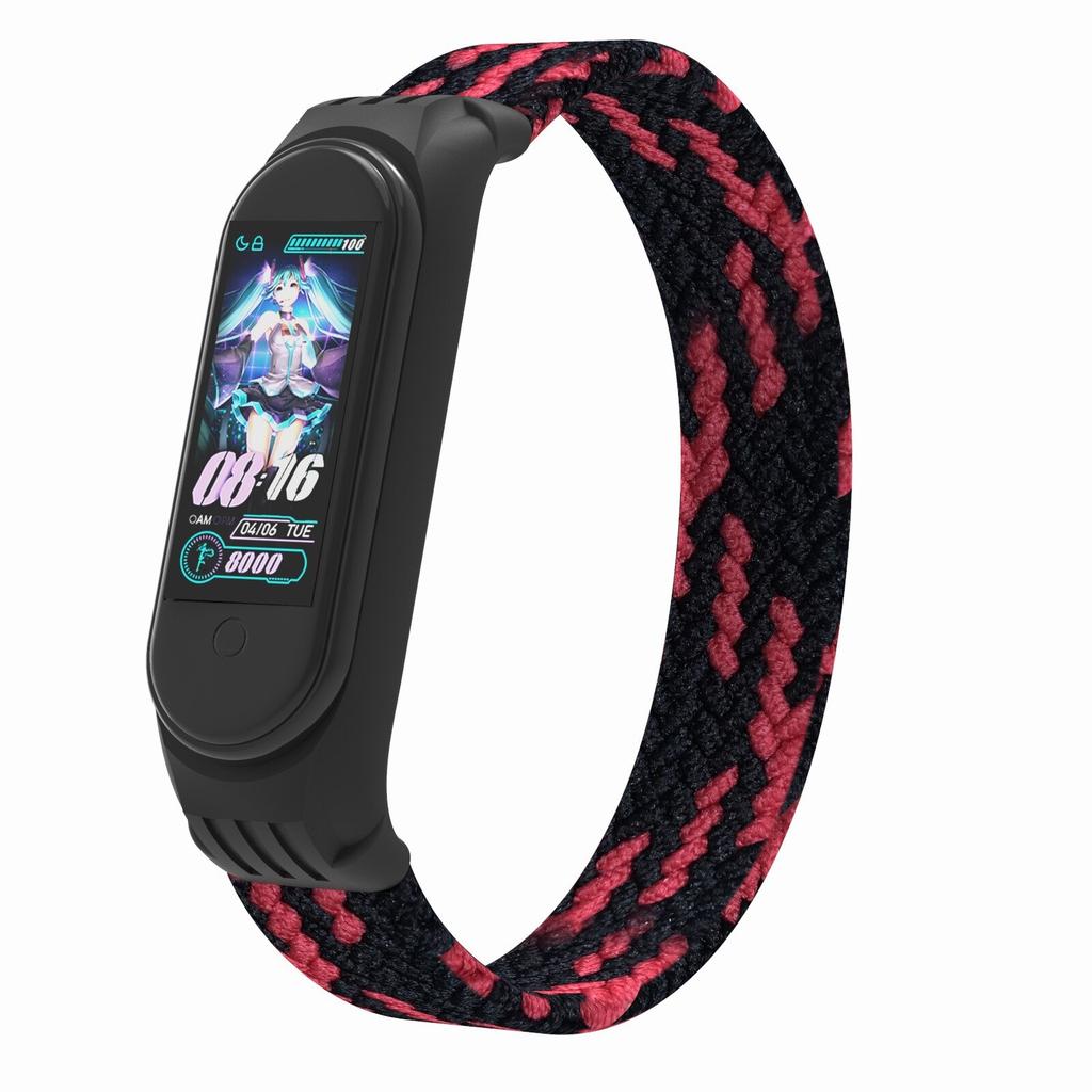 Cinturino In Silicone Multicolore Per Xiaomi Mi Band 5 / Mi Band 6 - Sostituzione Morbida E Classica