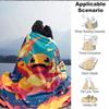 1pc Flame Pokémon Flannel Blanket, Soft Skin-Friendly with Digital Printing, Various Sizes Available for Family, Friends, Birthday, 111