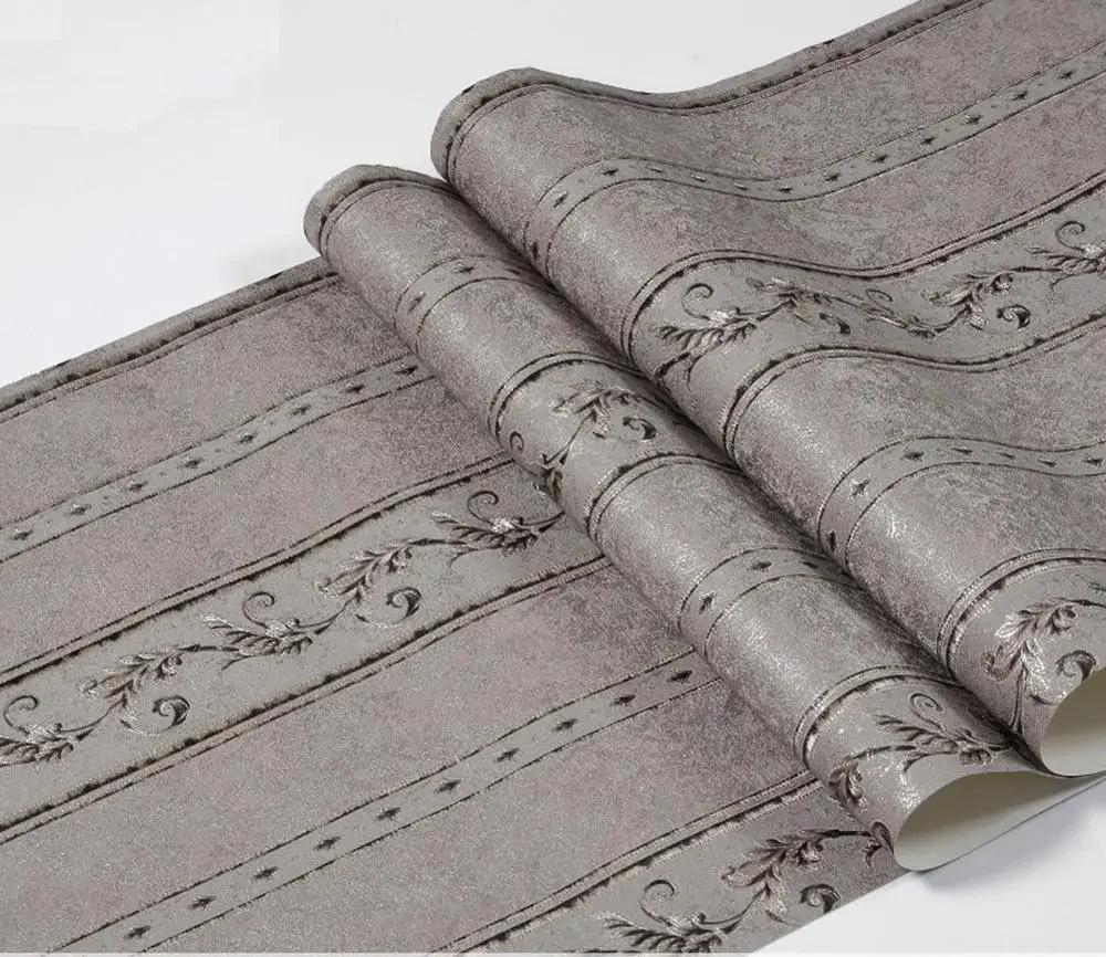 European 3D Damascus Wallpaper Sticker - Modern Damask Floral Wall Paper Background el Loft Wallcovering Mural Pvc Waterproof