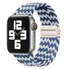 Geflochtenes Solo Loop-Armband aus Nylon für Apple Watch Band Ultra2 49 mm 9 8 7 41 mm Metall-Magnetarmband 45 mm 6 5 4 SE 44 mm verstellbarer elastischer iWatch-Gurt