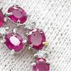 NON BRAND - Ruby 0.8ct Diamond PendantNecklace K18WG/Ruby Array