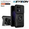 KEYSION Magnetic Phone Case for OPPO Reno13 Pro 5G Reno13 F 5G Slide Camera Protection Upright Kickstand Ring Shockproof Cover