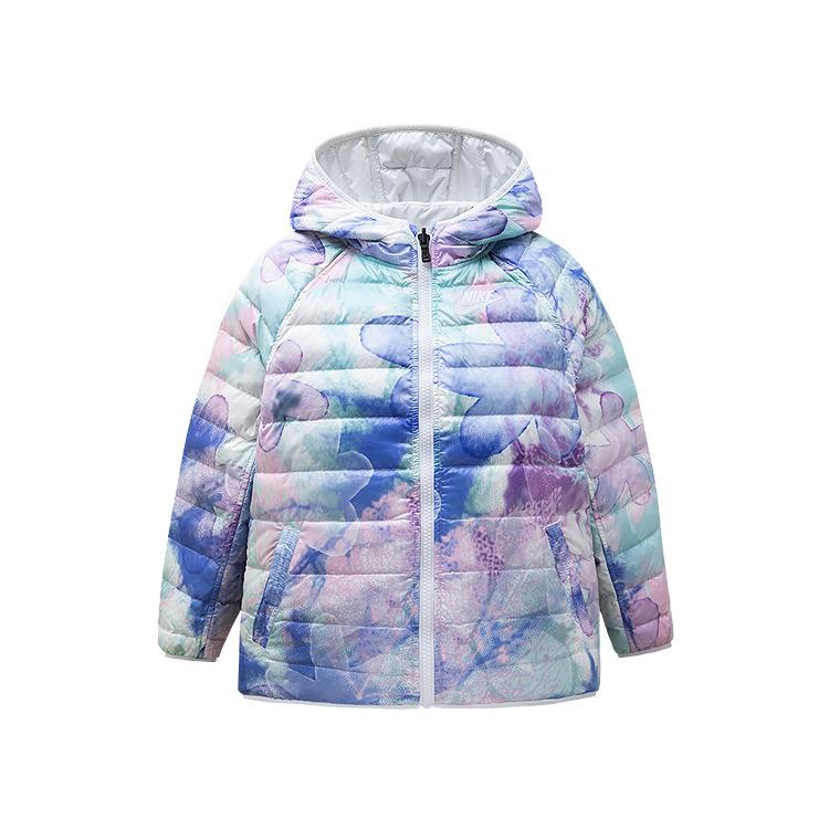 Nike Down Jacket Comfortable Soft Solid Color Stylish Marshmallow Kids Jackets NY2342007GS-002