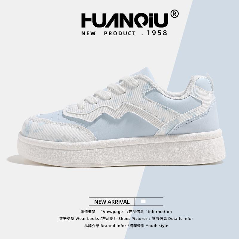 

Global Xiaoxiangfeng versatile board shoes women s KMMRX8188 summer new thick-soled trend niche sports shoes women 40 синий