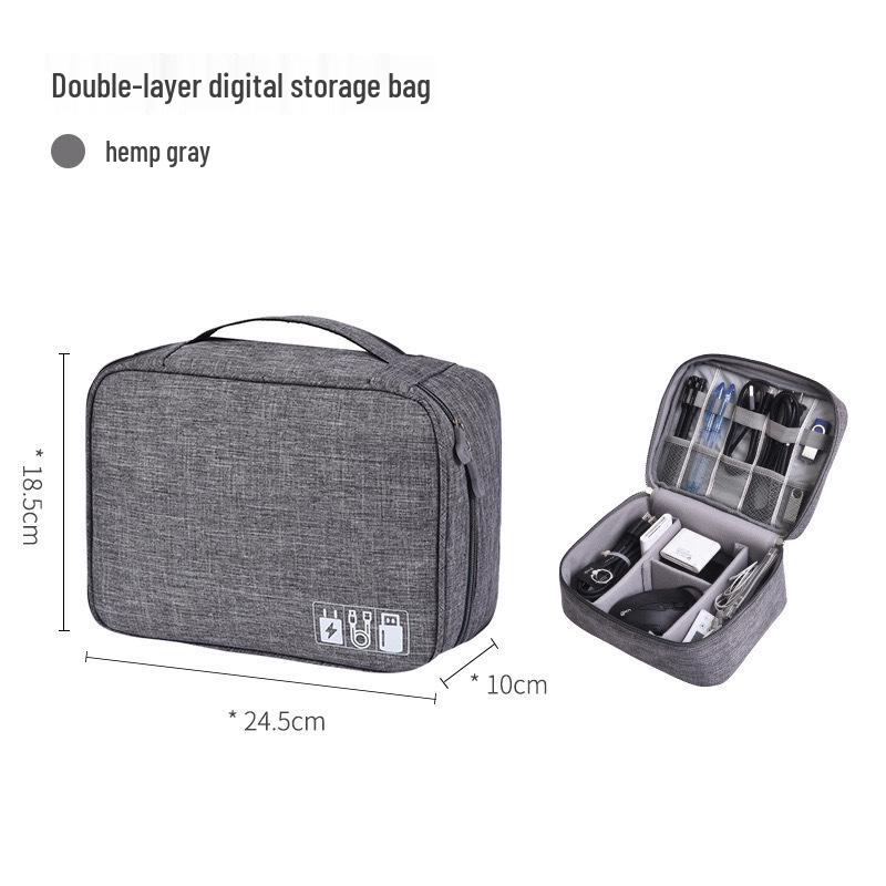 Portable Large Capacity Waterproof Multi-Functional Storage Bag for Electronics & Makeup