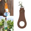 Leather Waist Bottle Holder for Outdoor Sports Secure Belt Clip Beverage Buckle