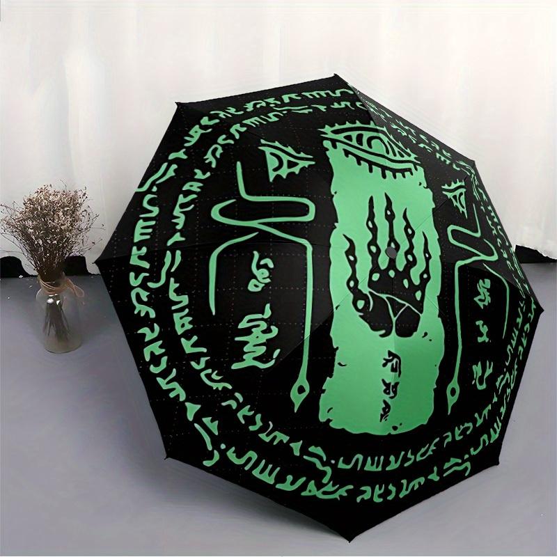 Legend of Zelda Automatic Folding Umbrella with Sturdy Iron Frame, Portable Compact Travel Umbrella All-Season Use Parties015