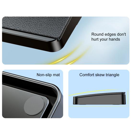 Ergonomic Keyboard Hand Rest with Compartments Non-Slip Design Multipurpose Desktop Storage Box Keyboard Wrist Support