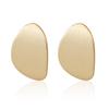 Fashion Gold Square Geometric Pendant Earrings for Women Elegant Earrings Jewelry