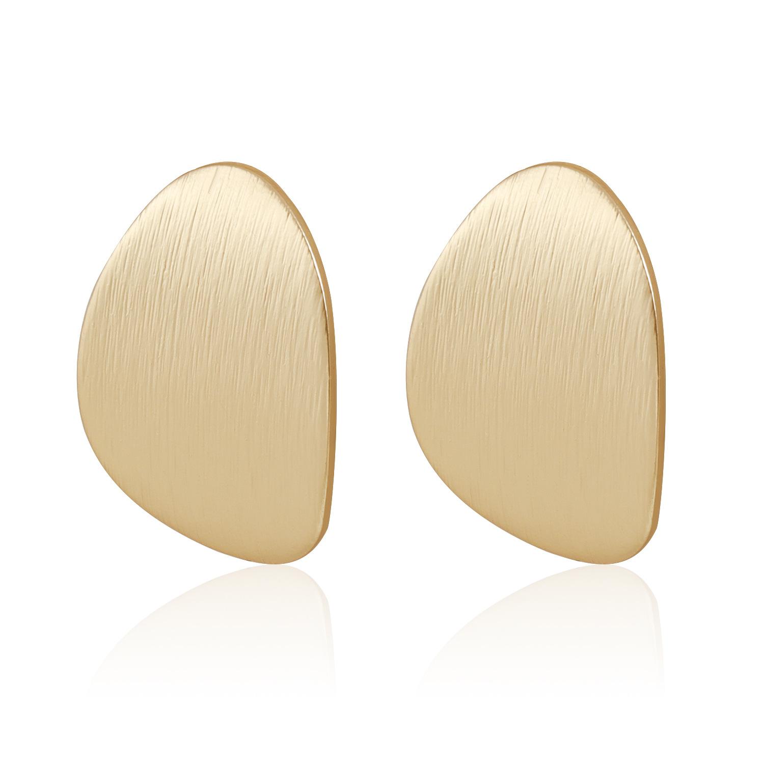 Fashion Gold Square Geometric Pendant Earrings for Women Elegant Earrings Jewelry