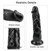 Black Wearable Realistic Soft Dildo Penis Cheap Small Anal Dildo Suction Cup Masturbators Butt Plug Toys for Women