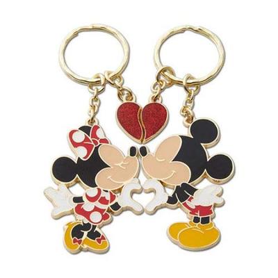 Mickey & Minnie Pair Keychains, Disney Souvenir [Tokyo Disney Resort Exclusive]
