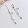 Lucky Cute Ceramic Rabbit Phone Chain Keychain Cartoon Clover Bag Car Key Chain Pendant Gift Cute Bag Keyring