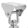 304 Stainless Steel Swing Hanger for Ceiling Wooden Porch Hanging , Hooks Degree Rotate