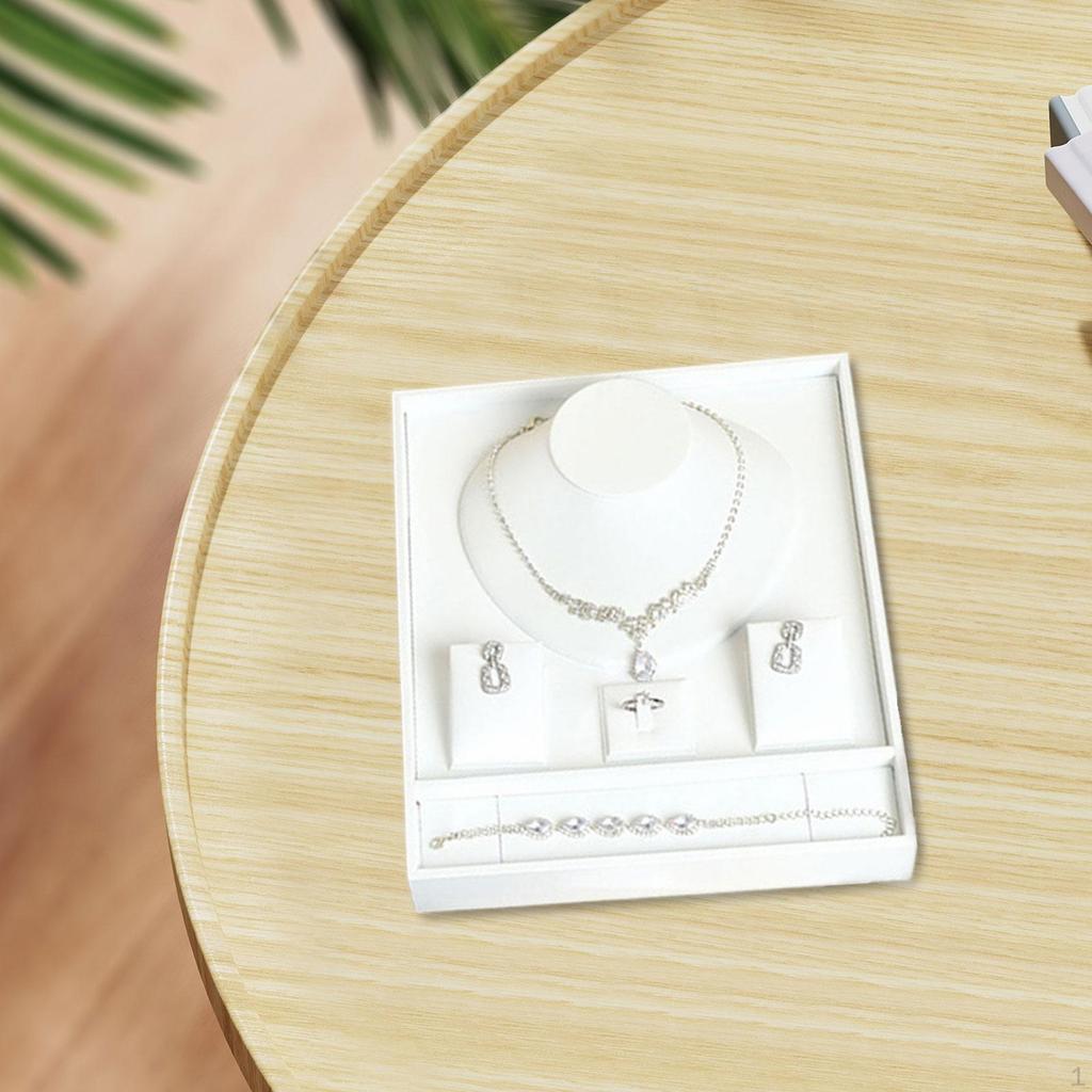 Jewelry Organizer Storage Tray Holder for Rings Bracelet Earrings Necklace Fashion Display