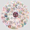 50 Flower Motivational Phrases Graffiti Stickers Water Cup Suitcase Skateboard Mobile Phone Computer Waterproof Decorative Stickers