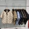Autumn Winter Hooded Knit Splicing Down Vest Women White Duck Down Warm Zipper Vests Female Sleeveless Quilted Argyle Waistcoat