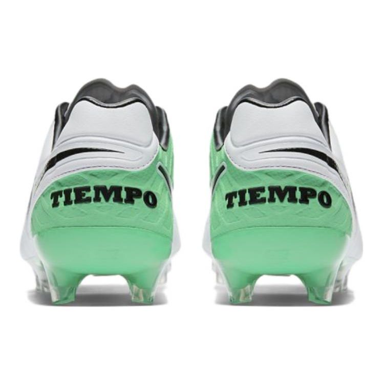 Nike Tiempo Legend 6 FG Herren Fußballschuhe Weiß Schwarz-Elektrogrün 819177-103