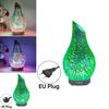 Kreativní 3D skleněný zvlhčovač vzduchu s ultrazvukovou studenou mlhou a vzhledem dřeva, pro domácí použití, 7barevné noční světlo, difuzér esenciálních olejů, tvar vázy
