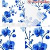 2pcs   2D FLAT PRINTING Curtains (Without Rod) Floral Symphony Christmas Festival Creative Curtains Polyester Easy Install