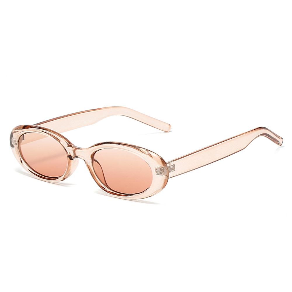 New Retro Tortoiseshell Gradient Oval Women Sunglasses Brand Small Frame Jelly Color Design Casual Men Sun Glasses UV400
