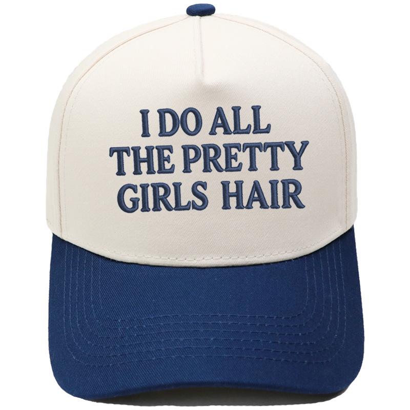 I DO ALL Fun Embroidery Color Matching Truck Driver Baseball Cap Men's and Women's Casual Shade Dad Hat