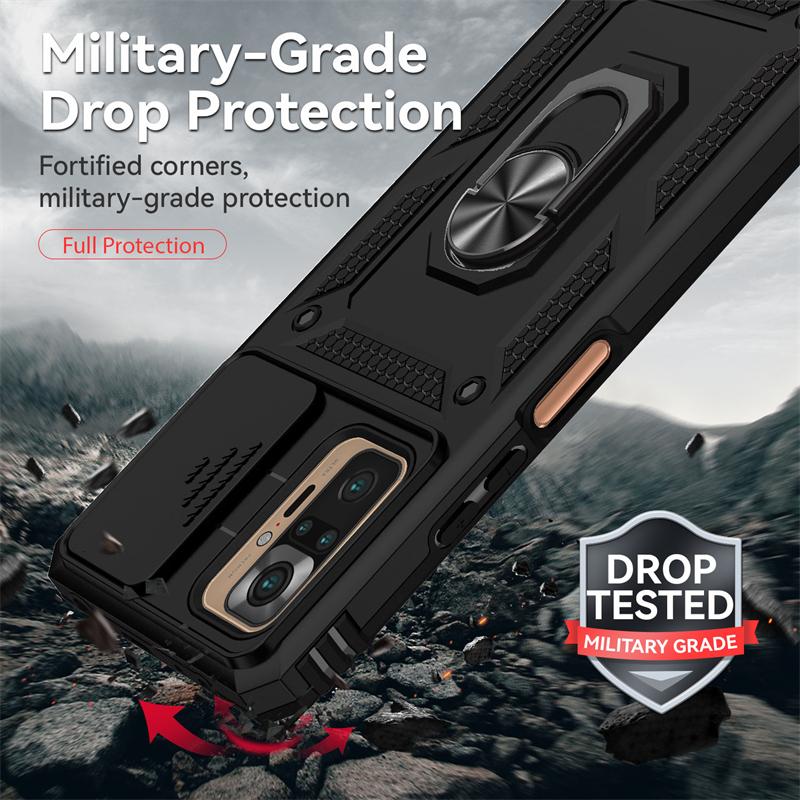 Чехол для Xiaomi Redmi Note 10 10S, автомобильный держатель с кольцом, чехол для телефона Redmi Note 10 Pro Max Note10 S, защитная задняя крышка для камеры