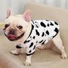 Uroczy nadruk mała bluza z kapturem dla psa kamizelka zimowe ciepłe ubranka dla zwierząt domowych dla buldoga francuskiego bluza Shi-Tzu szczeniaczek kot kurtka dla zwierząt odzież