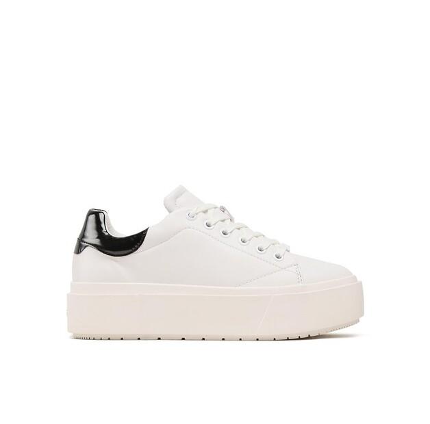 

Кроссовки Calvin Klein Squared Flatform Cupsole Lace Up HW0HW01775 белый EU 40