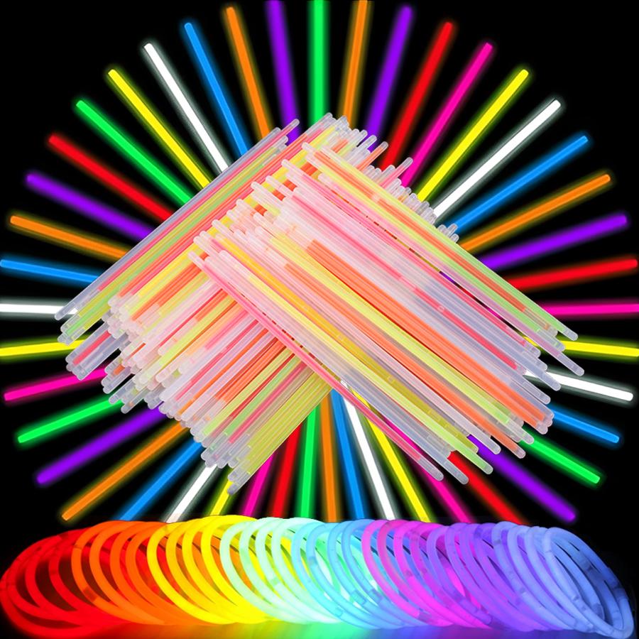 15/30/60/120pcs Glow Sticks Atmosphere Creating Tool Glow in the Dark Concert Supplies Emergency Lighting Party Decor XJM
