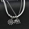 Sun elephant silver alloy beach anklet female European and American anklets foot decoration beach Anklets