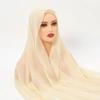 2in1 Instant Chiffon Hijab Scarf Bulit-In Magnets Islamic Head Wrap Female Musulman Bandana  Women