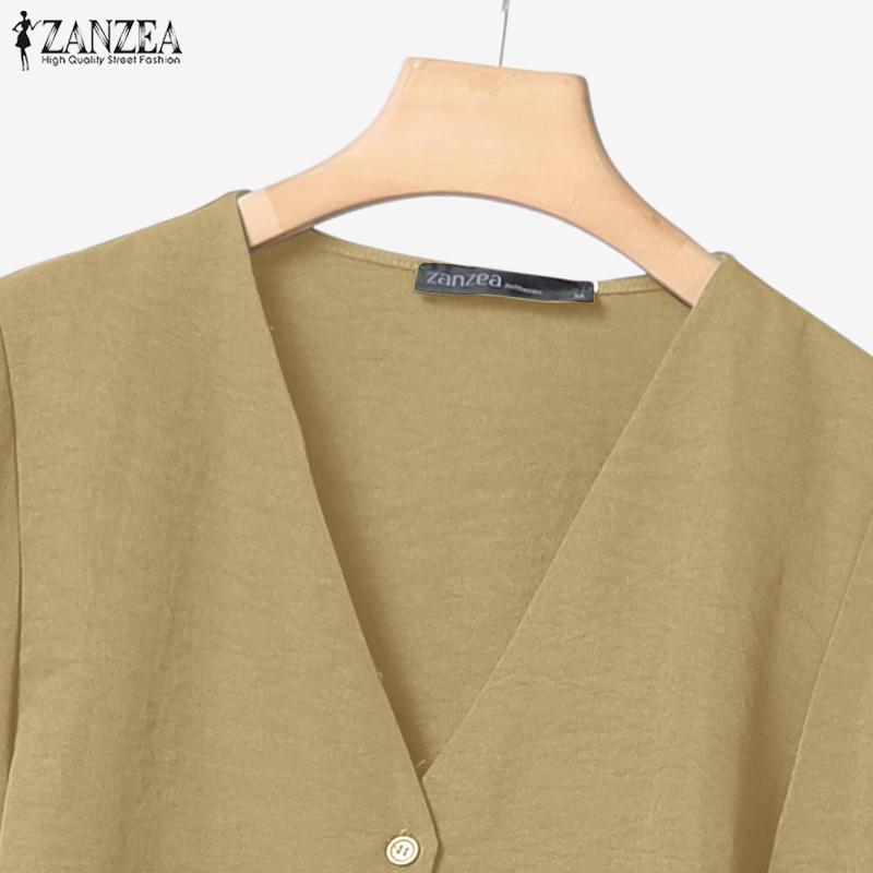 ZANZEA Dámské ležérní dvoudílné sady obleků s dlouhým rukávem a kalhotami