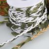10M/Roll Boho Style Burlap Leaf Ribbon Natural Jute Rope Vine Simulation Vine  Gift Decoration